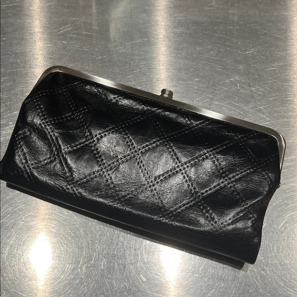 HOBO Black Leather Wallet - Picture 1 of 4